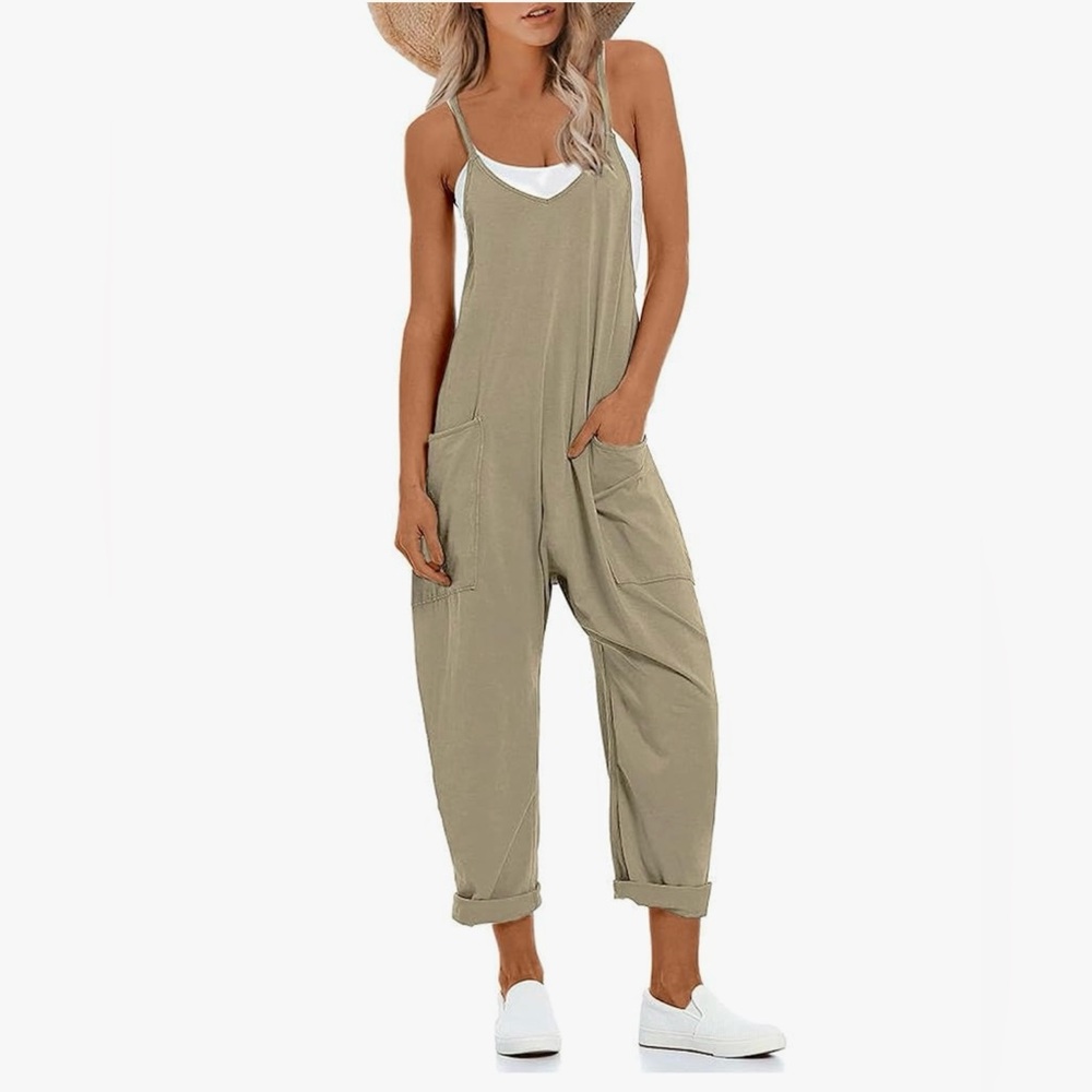 Cute Boho Tan Women's Coveralls